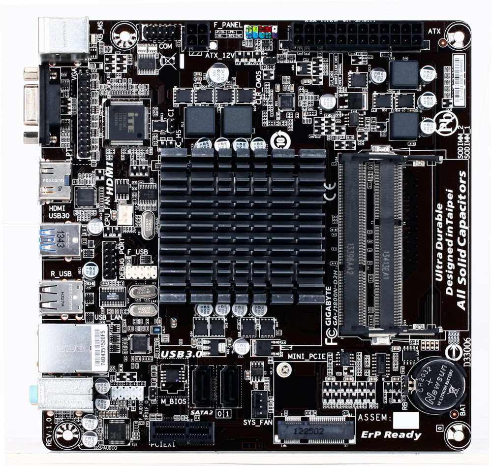 GIGABYTE GA-J1800N-D2H Review: Dual Core Bay Trail-D at $69